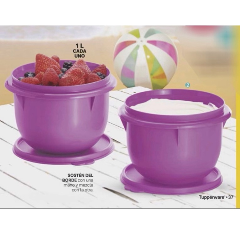 Tupperware  Mixing Bowl Set of 2